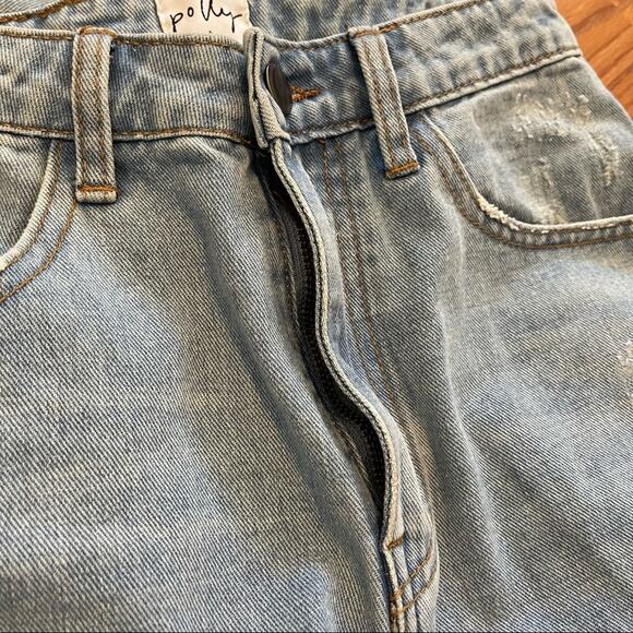 Princess Polly Paola High Rise Straight Leg Distressed 8 - Picture 10 of 12